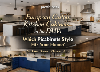 Choosing the Right European Custom Kitchen Cabinets for Your Home in the DMV Area