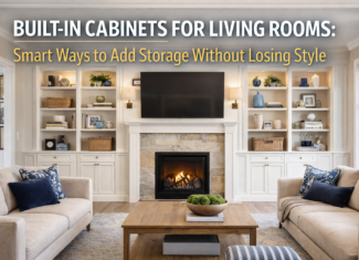 Built-In Cabinets for Living Rooms: Smart Ways to Add Storage Without Losing Style