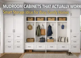 Mudroom Cabinets That Actually Work: Smart Storage Ideas for Busy Family Homes