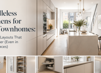 Handleless Kitchens for DC Townhomes: Sleekova Layouts That Feel Bigger (Even in Small Spaces)