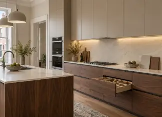 Exploring Handleless Kitchen Cabinets in Washington DC: Materials, Opening Systems, and Custom Fit